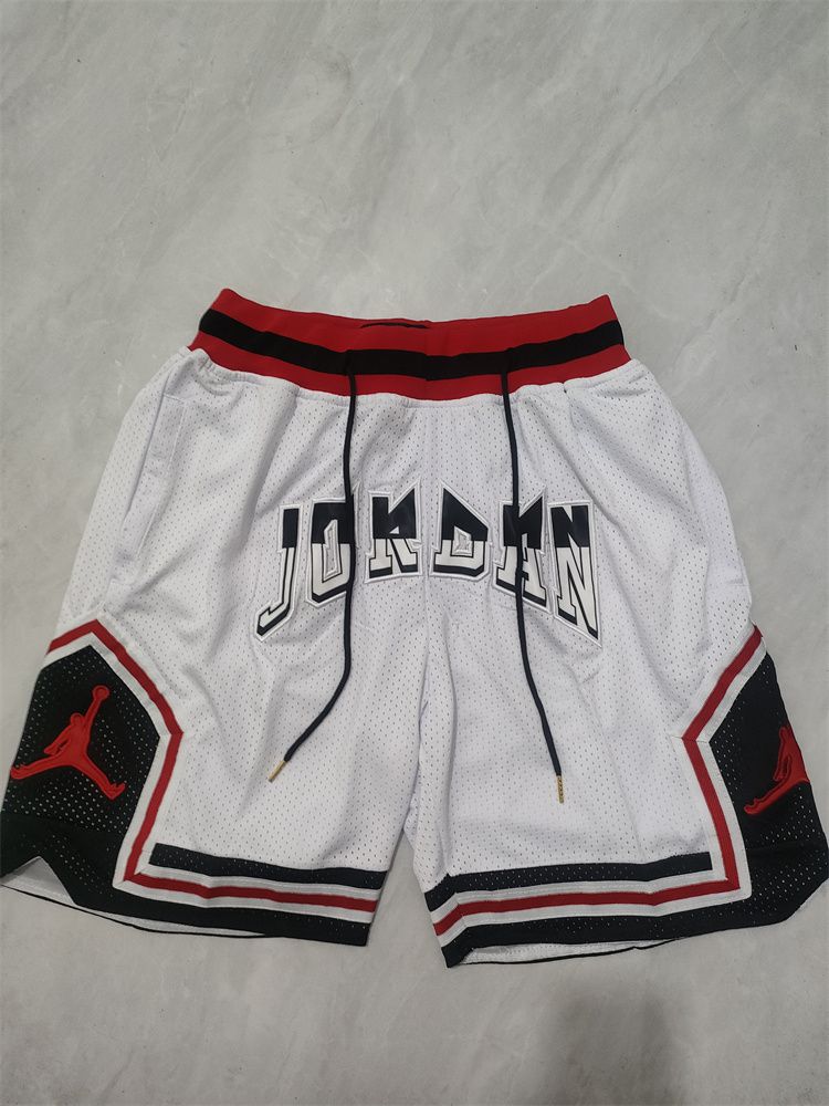 2025 Men NBA Jordan Shorts White style 3-0